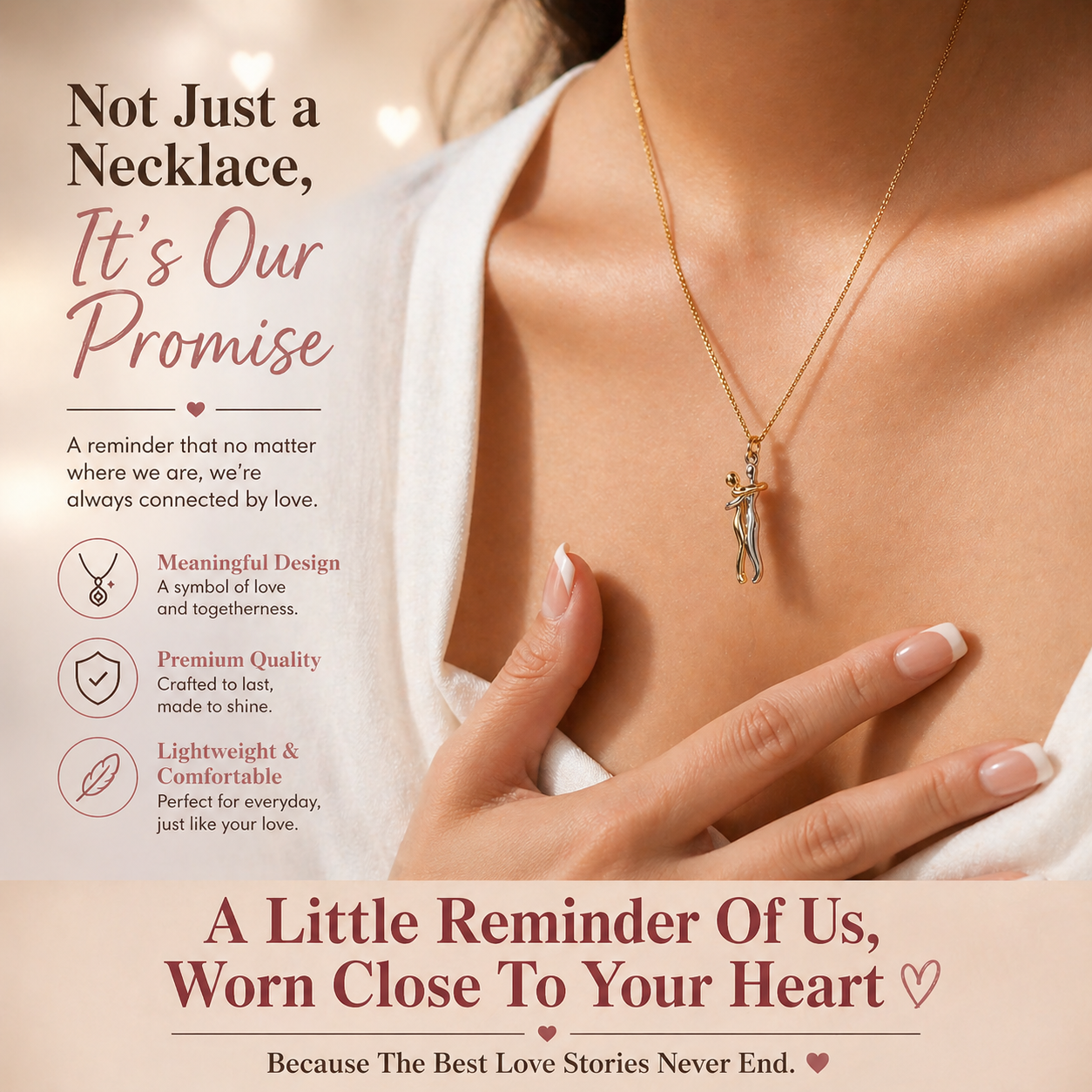 Original Infinity Hug Necklace