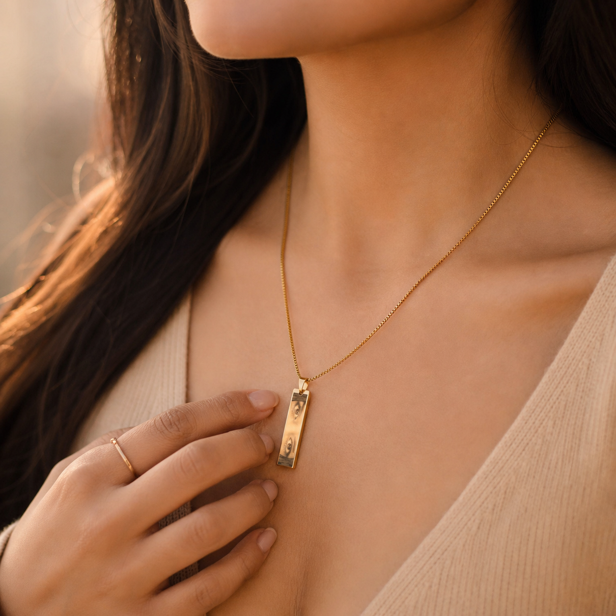 Eye of Love Personalized Necklace