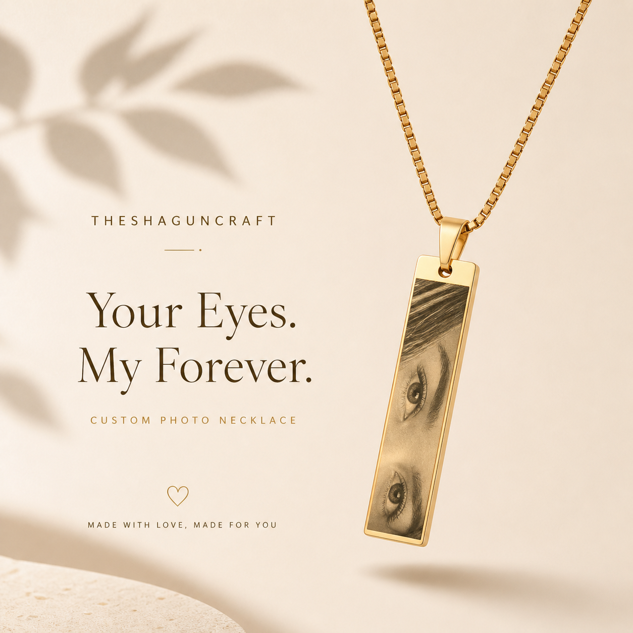 Eye of Love Personalized Necklace