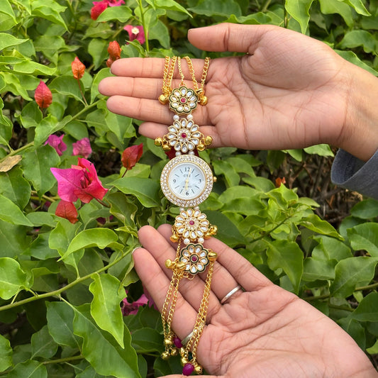 Premium White Flower Watch